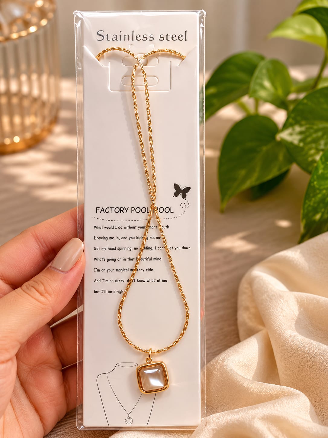 Beige Color Pendent