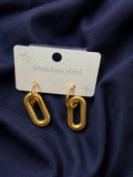 Double Oval Earings