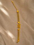 Butterfly chain bracelet
