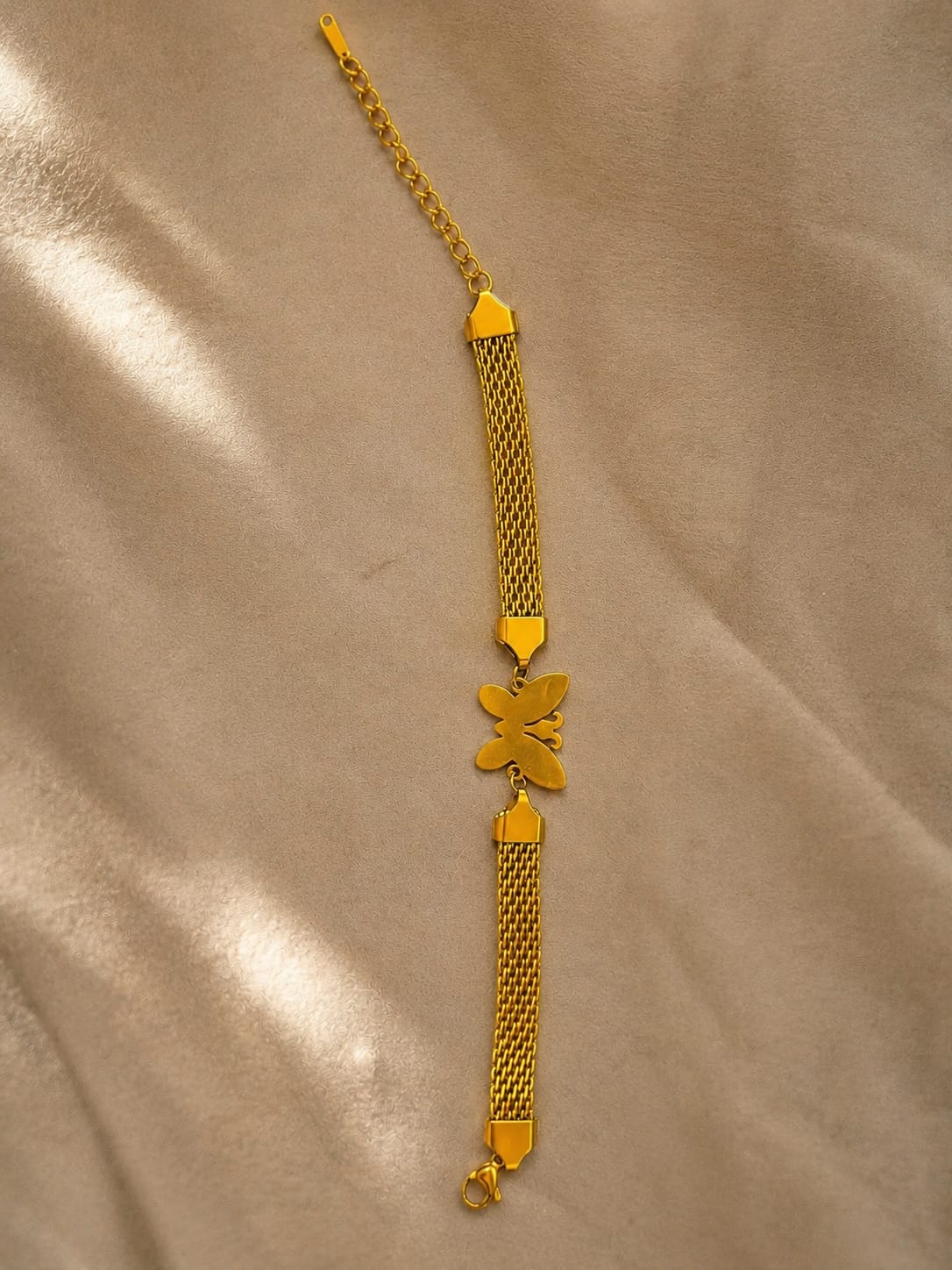 Butterfly chain bracelet
