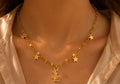 YSL star chain necklace